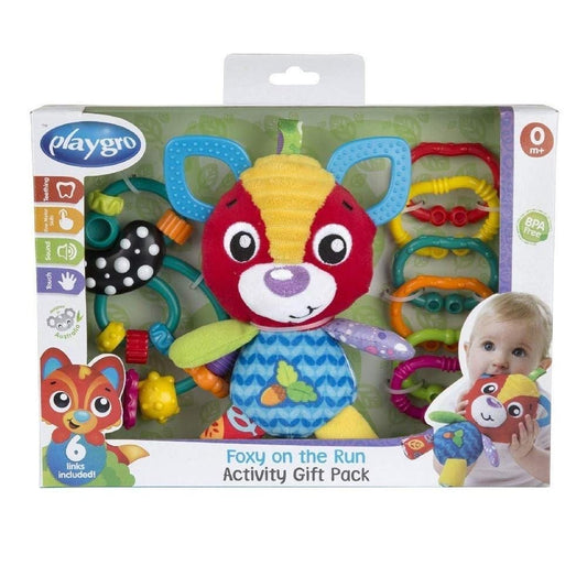 Playgro Squeek Foxy on the Run Activity Gift Pack