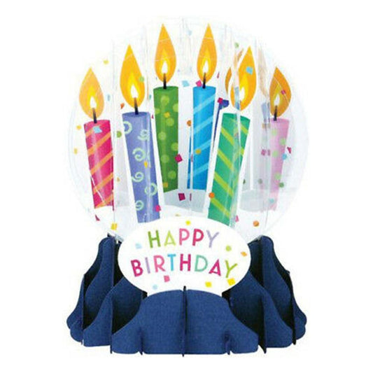 Pop Up 3D Birthday Card Birthday Candles