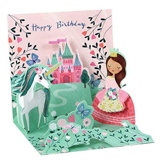 Pop Up 3D Birthday Card Swans