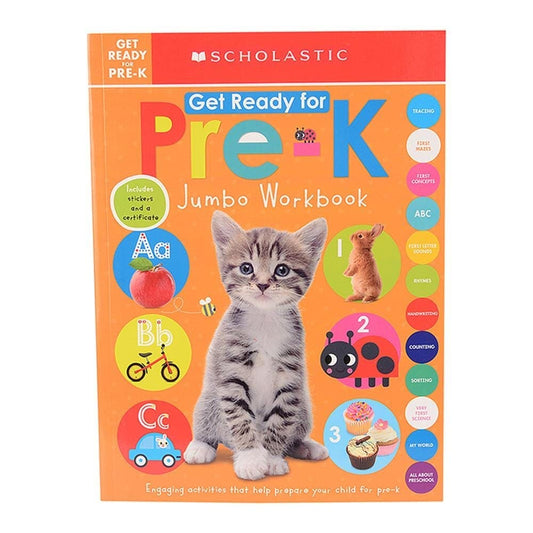 Scholastic Early Learners: Jumbo Workbook: Get Ready for Pre-K