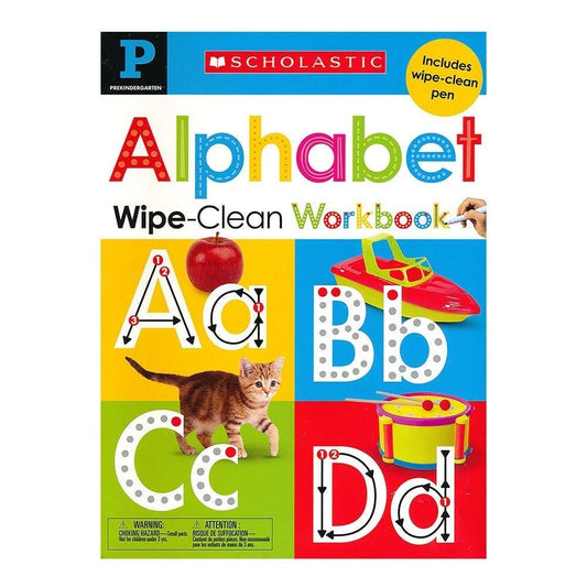 Scholastic Early Learners: Pre-K Alphabet Wipe-Clean Workbook