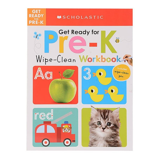 Scholastic Early Learners: Wipe Clean Workbooks Get Ready for Pre–K
