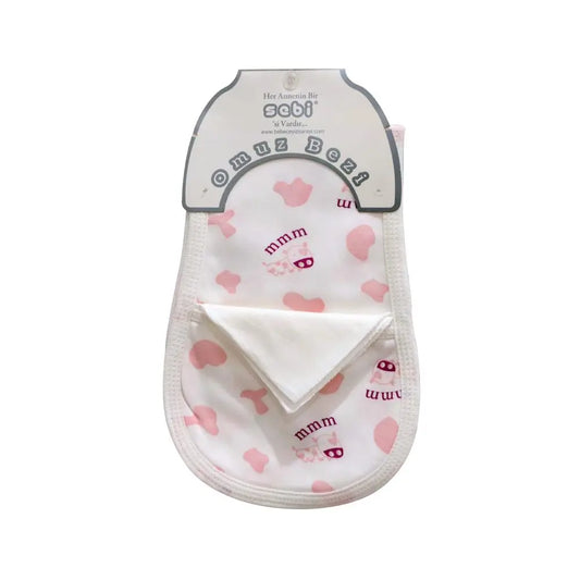 SEBI Burping Shoulder Towel, Pink Print SEBI
