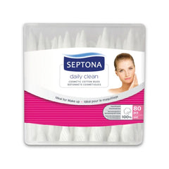 Septona Cotton Buds Square Beauty - Pack of 80