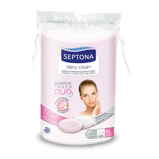 Septona Cotton Pads Oval Duo - Pack of (40) Septona