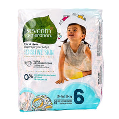 Seventh Generation- Baby Diaper Size 6