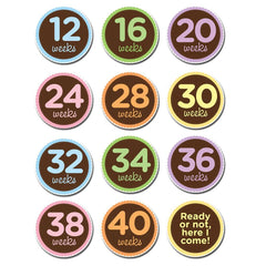 Sticky Bellies Maternity stickers: 12-40 Weeks