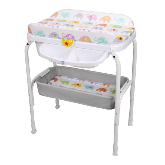 TheKiddoz 2 in 1 Bath and Changing table - Elephant World