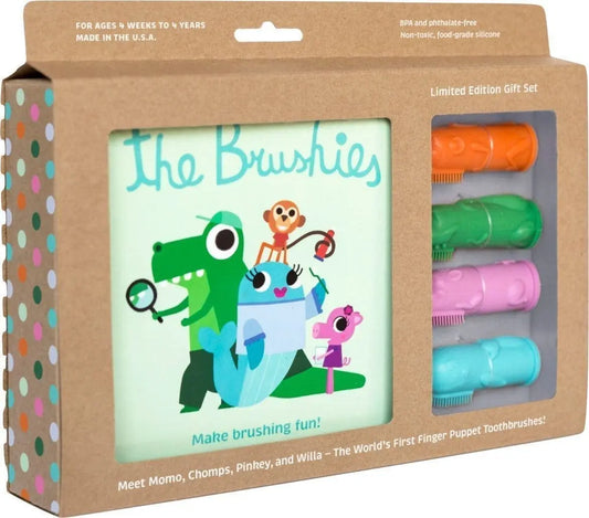 The Brushies Gift Set - the whole Brushies team & Story Book The Brushies