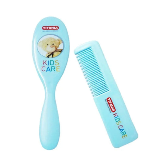 Titania Brush & Comb Set - Blue Titania