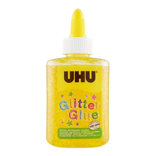 UHU Glitter Glue Bottle - Yellow