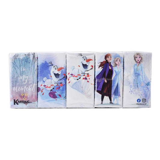 World Cart Frozen II and Olaf Handkerchiefs Tissue, Pack of 10