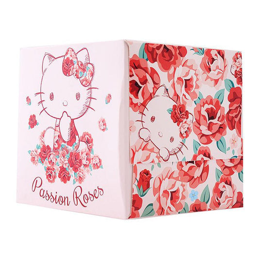 World Cart Hello Kitty Facial Tissue 3 ply - 56 pieces - Passion Roses
