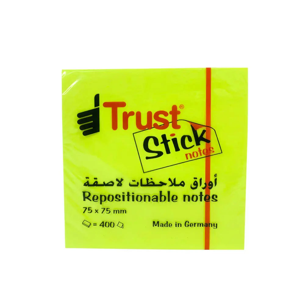 Repositionable Stick Notes - 400 notes Trust
