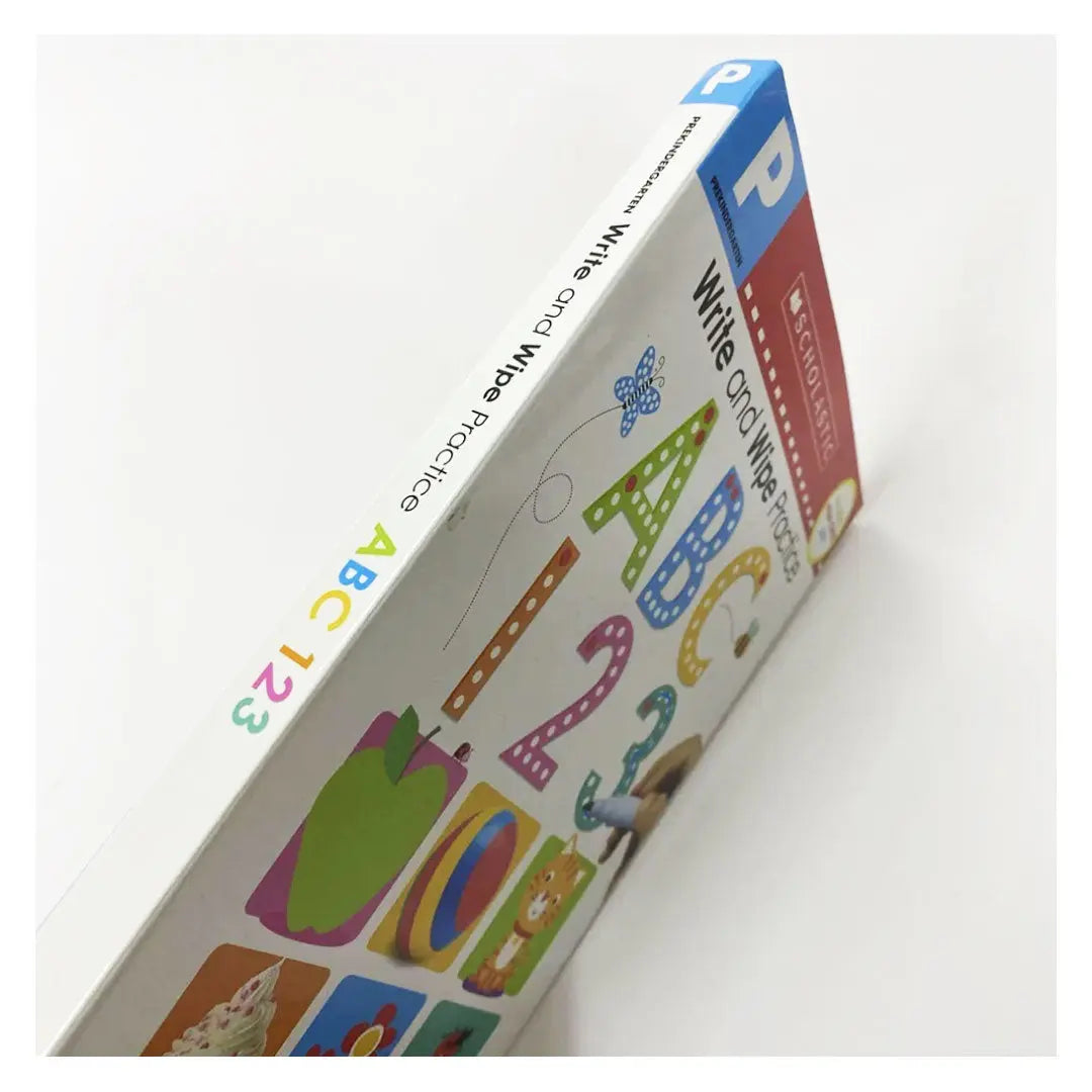 Scholastic Write and Wipe Practice ABC 123 Scholastic