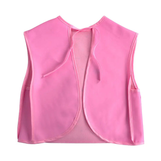 Sevi Bebe Gusseted Wearable Bib - Wild Cat Sevi Bebe