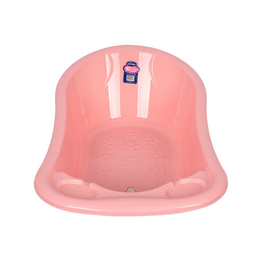 Sevi Bebe Baby Bathtub With Drain Plug - Salmon Pink