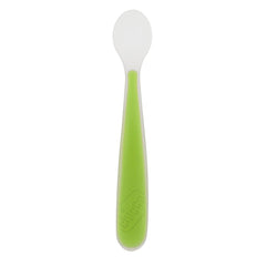 Chicco Soft Silicone Spoon 6m+ Green