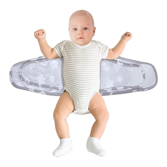 Sevi Bebe Baby Swaddle Strap - Grey (0-3 Months)