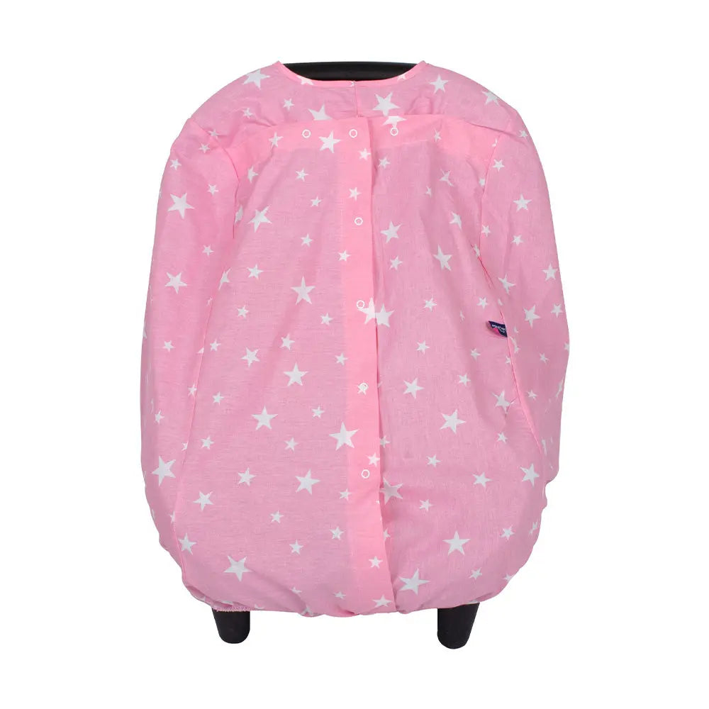 Sevi Bebe Infant Car Seat Cover - Pink Star Sevi Bebe
