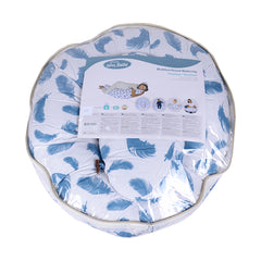 Sevi Bebe Multifunctional Pregnancy & Breastfeeding Pillow with Internal Cushion - Feather Pattern