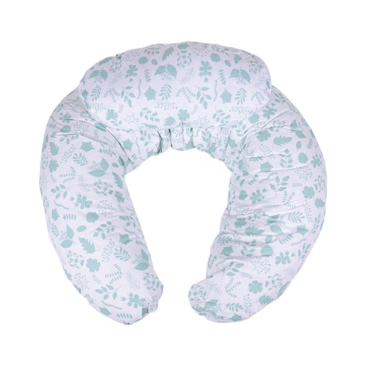 Sevi Bebe Multifunctional Pregnancy & Breastfeeding Pillow with Internal Cushion - Leaf Pattern