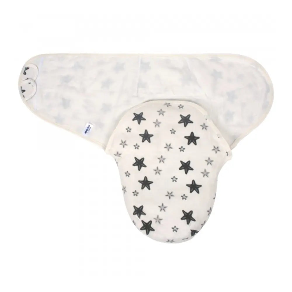Sevi Bebe Organic Muslin Baby Swaddle - Grey Star Sevi Bebe