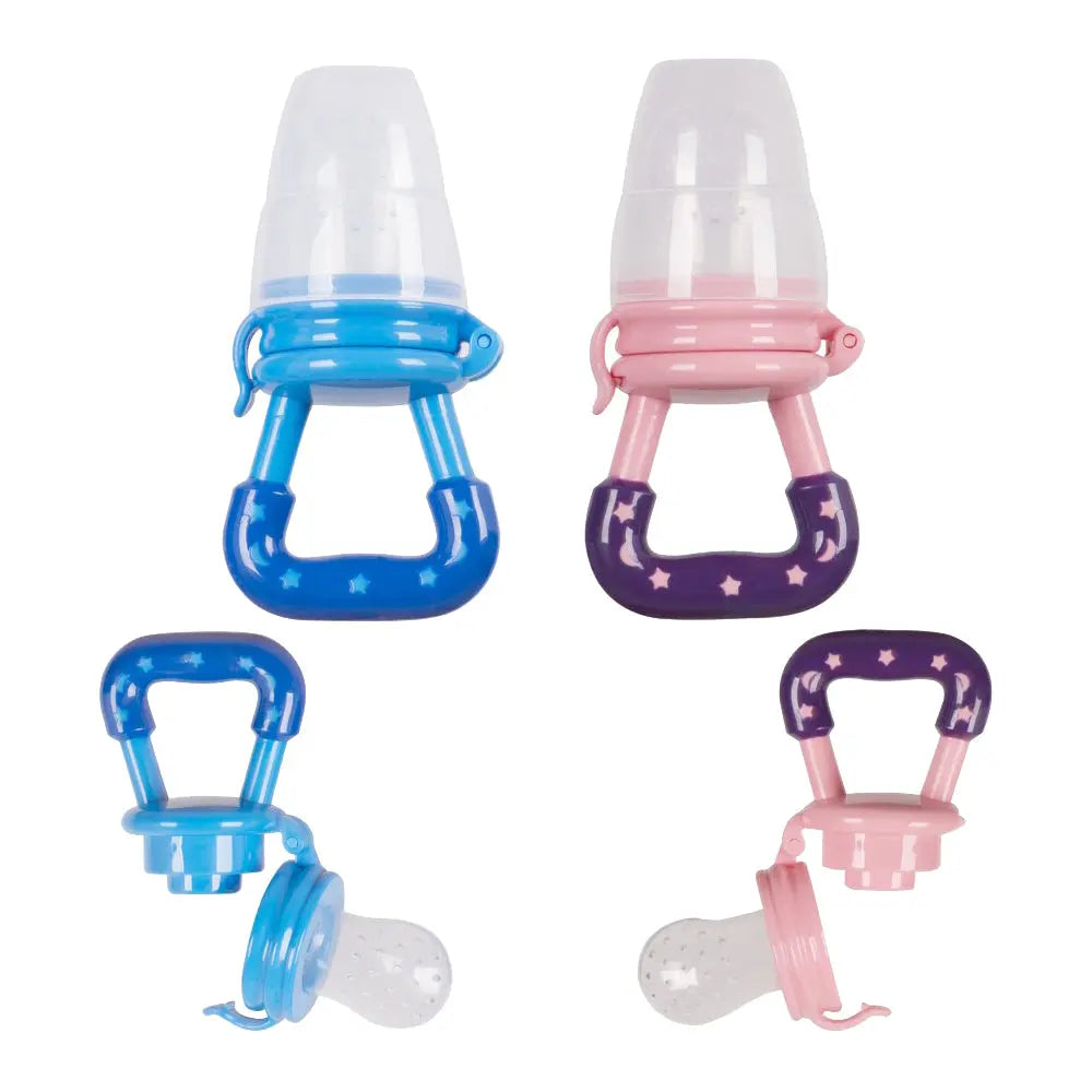 Sevi Bebe Silicone Fresh Food Feeder & Teether - Pink Sevi Bebe