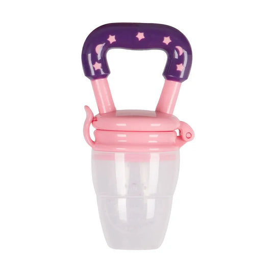 Sevi Bebe Silicone Fresh Food Feeder & Teether - Pink Sevi Bebe