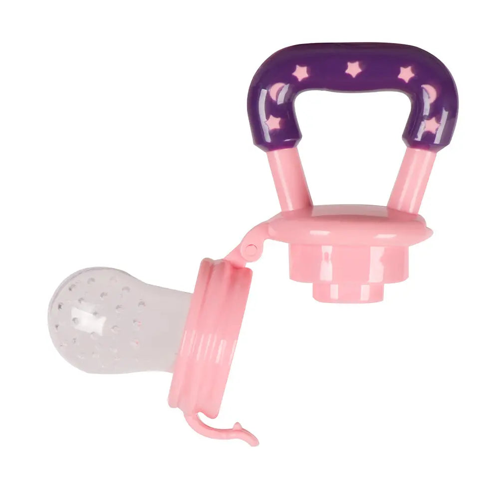 Sevi Bebe Silicone Fresh Food Feeder & Teether - Pink Sevi Bebe