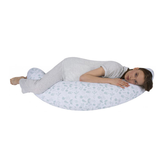 Sevi Bebe Multifunctional Pregnancy & Breastfeeding Pillow with Internal Cushion - Leaf Pattern