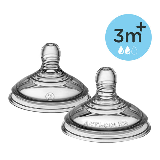 Tommee Tippee Advanced Anti-Colic Medium Flow Nipple,  (Age: 3 Months )