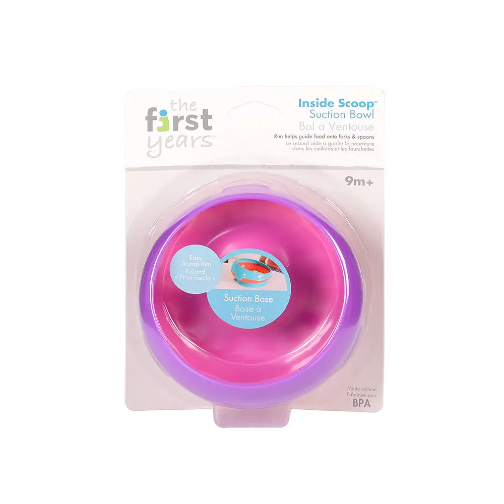 The First Years Toddler Suction Bowl, Pink The First Years