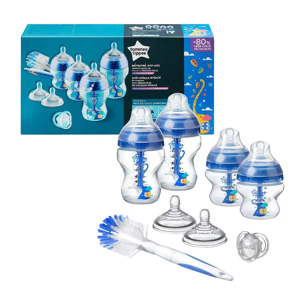 Tommee Tippee Advanced Anti Colic Starter Bottle Kit - Blue Tommee Tippee