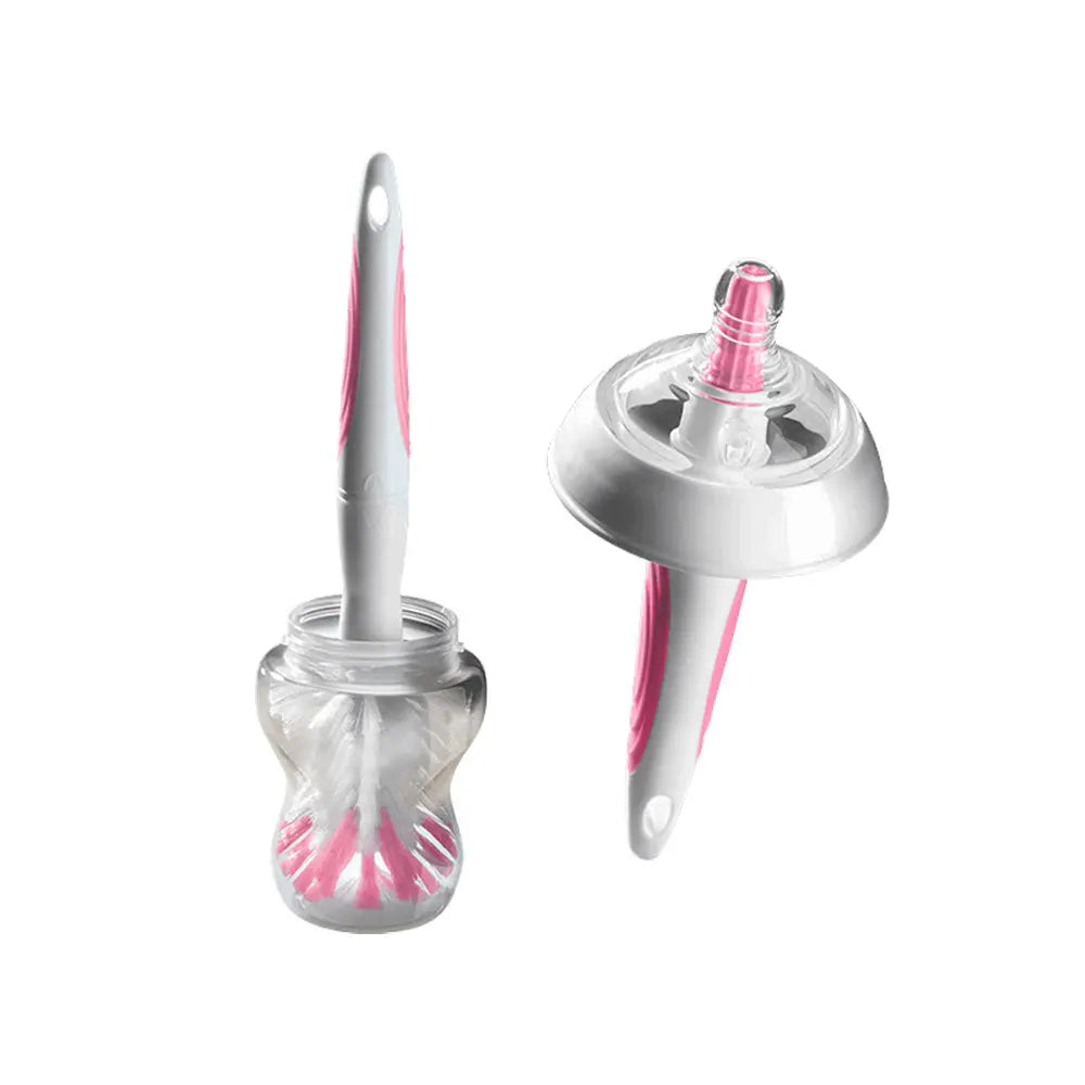 Tommee Tippee Bottle & Nipple Brush - Pink Tommee Tippee