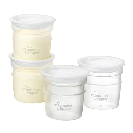 Tommee Tippee Closer to Nature Milk Storage Pots - Pack of 4