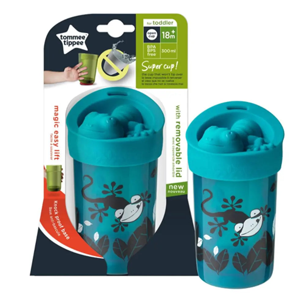 Tommee Tippee No Knock Cup with Lid - Turquoise Tommee Tippee