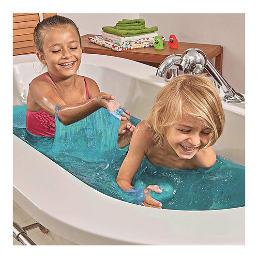 Zimpli Kids Glitter Slime Baff - Mermaid Treasure Chest - Aqua Blue