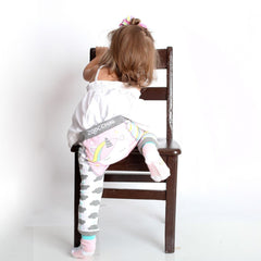 Zoocchini Comfort Crawler Babies Legging and Sock set - Allie the Alicorn