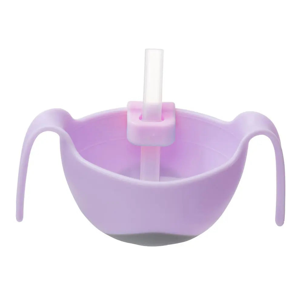 B.Box Bowl and Straw - Boysenberry B.Box