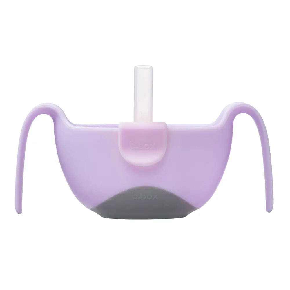 B.Box Bowl and Straw - Boysenberry B.Box