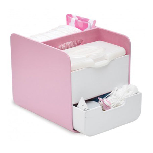 Pink store nappy caddy