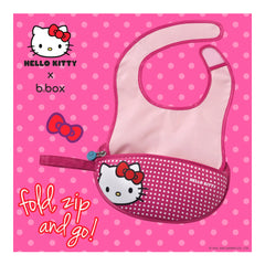 B.Box Hello Kitty Travel Bib + Spoon -  Pop Star