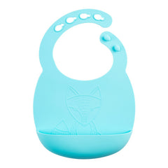 Dr Browns Silicone Bib - Turquoise - 4Month+