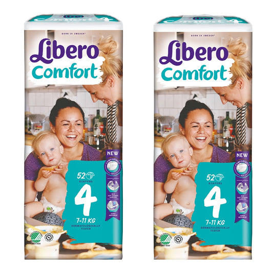 Libero Baby Diaper Size 4 Comfort Maxi - Pack of 104