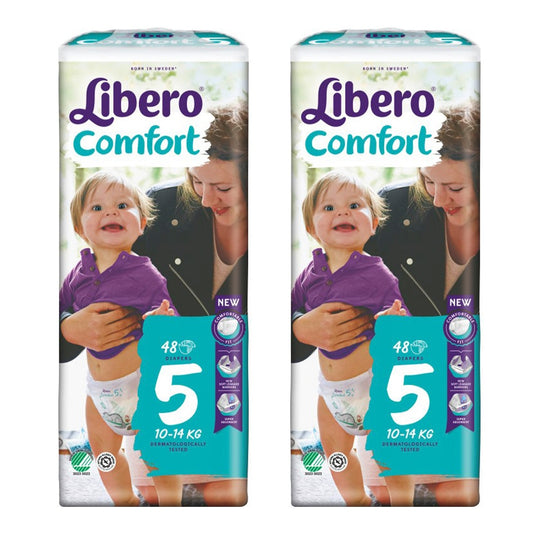Libero Baby Diaper Size 5 Comfort Maxi+ - Pack of 96