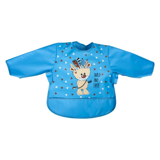 Sevi Bebe Long Sleeved Bib - Bear