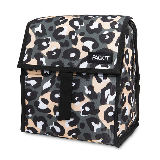 PackIt Freezable Lunch Bag - Wild Leopard Gray