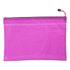 Waterproof Folder Zipper Bag, Purple