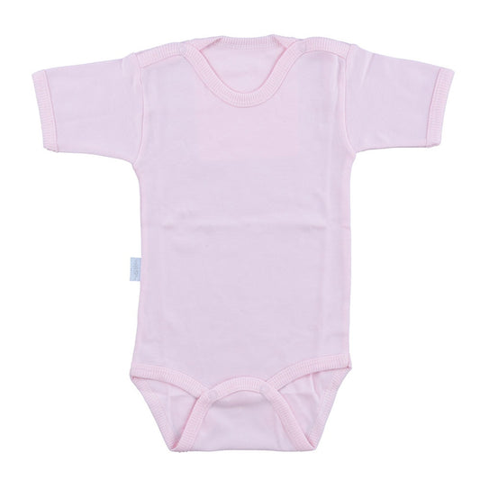 SEBI Short Sleeve Baby Bodysuit - Pink